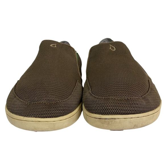 Olukai Nohea Mesh Olive Slip On Loafer Sneaker Shoes Size 11.5 - Picture 2 of 9